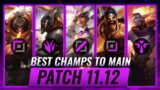 3 BEST Champions To MAIN For EVERY ROLE in Patch 11.12 – League of Legends