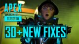 30+ New Bug Fixes Coming Soon Season 8 Apex Legends