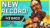 A New Damage Record With Mirage Using His New Skin! 6K Damage Apex Legends Gameplay