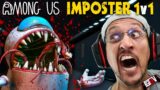 AMONG US but it's TERRIFYING! 1v1 Imposter vs Crewmate Game (FGTeeV Plays IMPOSTER HIDE)
