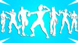 All Fortnite Icon Series Dances & Emotes! (Stuck, Roller Vibes, Square Up)