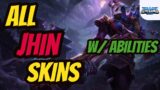 All Jhin Skins Ability Spotlight – League of Legends Skin Review