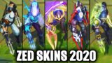All Zed Skins Spotlight 2020 (League of Legends)