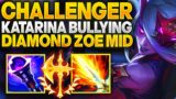Challenger Katarina main bullying Diamond Zoe mid! | Katawina | League of Legends