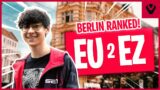 EU RANKED IS TOO EZ FOR VALORANT CHAMPS! (RANKED IN BERLIN)