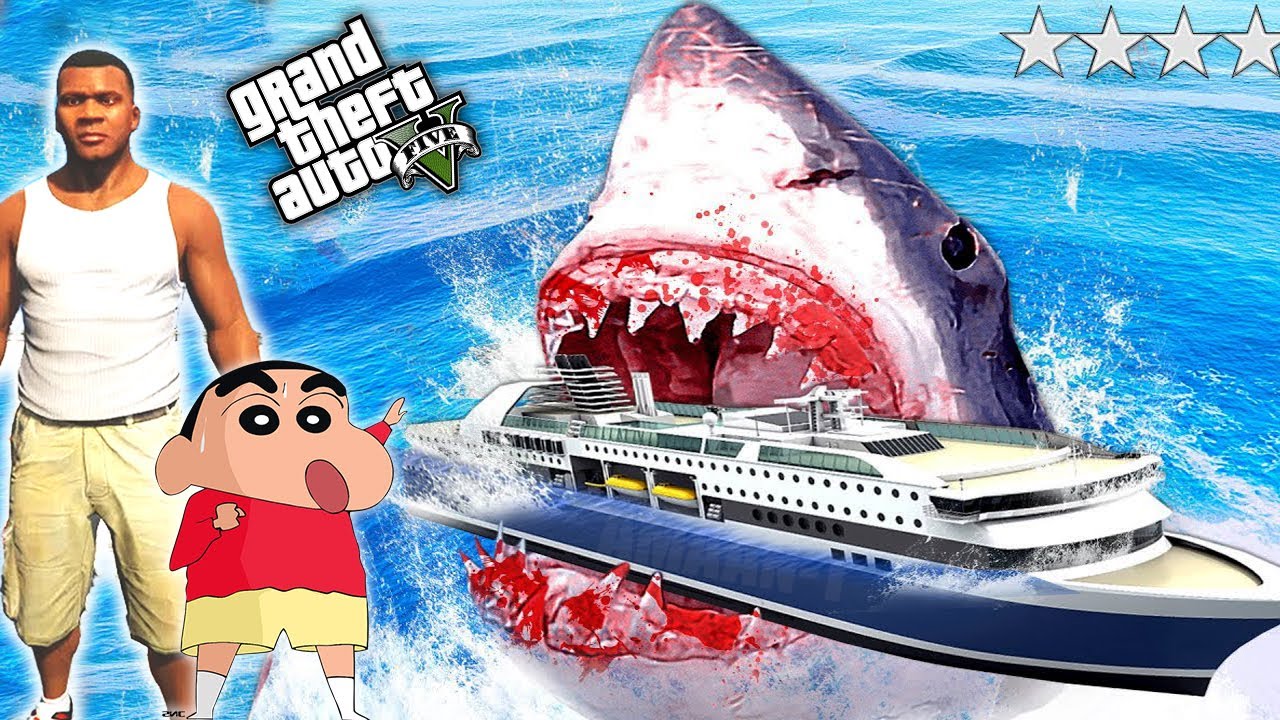 GTA 5 : SHINCHAN AND FRANKLIN BECAME SHARK to PLAY HIDE AND SEEK in gta ...