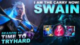 I AM THE CARRY NOW! SWAIN! – Time to Tryhard | League of Legends