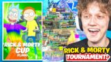 I Hosted a RICK & MORTY Tournament for $100 in Fortnite… (must see)