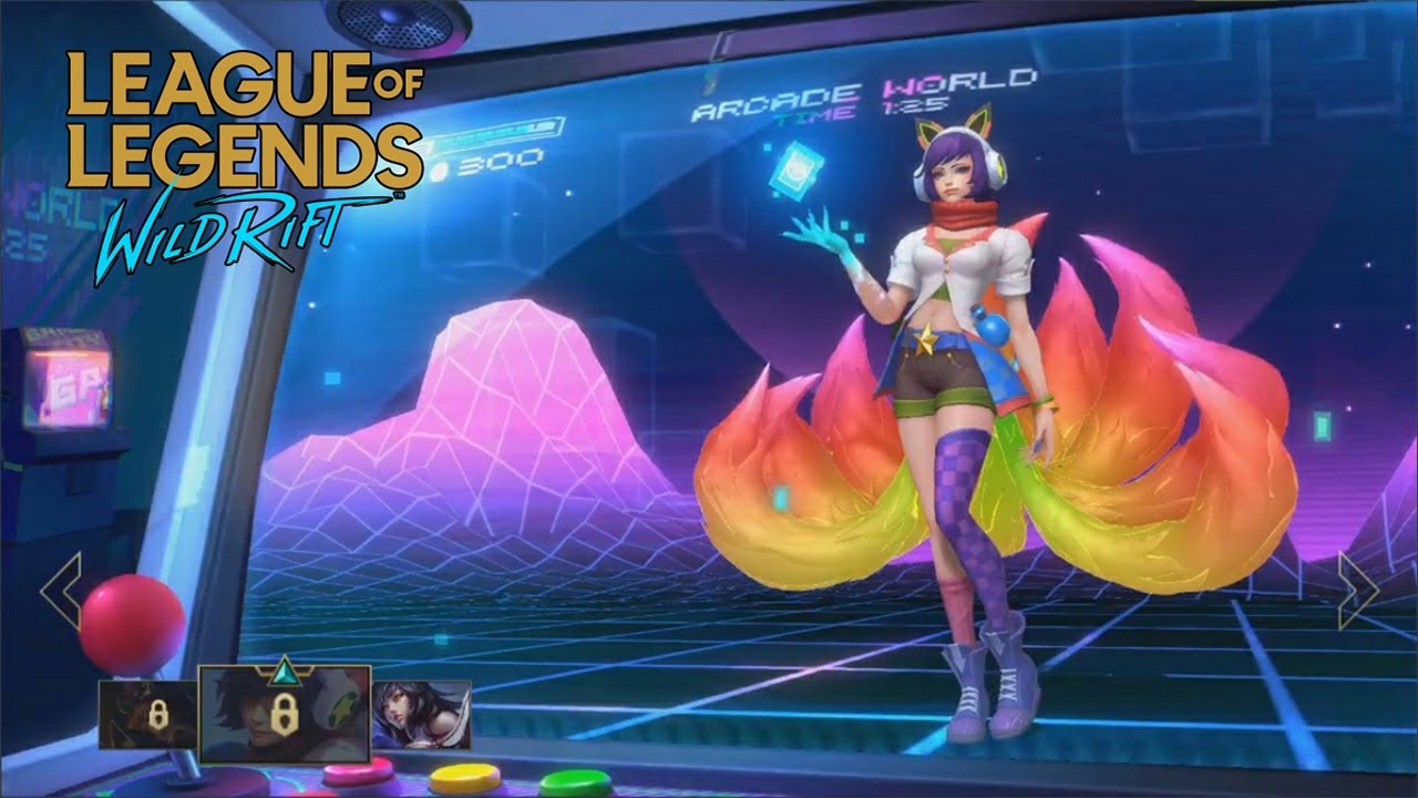 League of Legends Wild Rift: Arcade Ahri Gameplay (New Skin) - Game videos