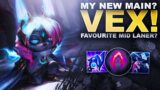 MY NEW MAIN!?! VEX! MY NEW FAVOURITE MID LANER?!? | League of Legends