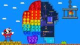 Mario VS Giant Among Us POP IT Maze – Game animation | Pacman Parody