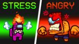 *NEW* STRESS to ANGRY IMPOSTER ROLE in Among Us?! (Funny Mod)