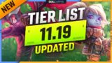 NEW UPDATES 11.19 TIER LIST! – League of Legends