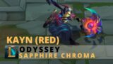 Odyssey Kayn (Red) Sapphire Chroma – League Of Legends
