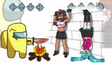 Revenge FNF Characters Kill Mini Crewmate | Friday Night Funkin’ vs Among Us Animation