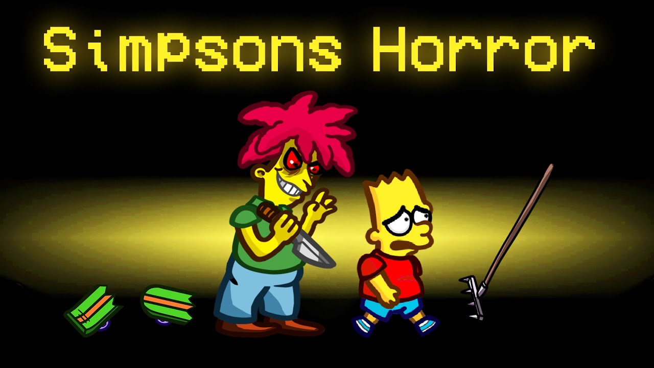 SIMPSONS HORROR Mod in Among Us! (Simpsons Mod) Game videos