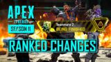 Season 11 Apex Legends Ranked Changes Coming + New Finisher UI & More News