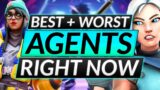 The BEST and WORST AGENTS in Valorant RIGHT NOW – ALL AGENTS Under The Microscope – Guide
