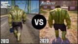 The Hulk Marvel's Avengers VS The Hulk GTA V | Comparison