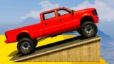 Trucks Cliff Drops #3 – GTA V Cars & Mods