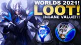 WORLDS LOOT IS HERE! UNLOCKING EVERYTHING! INSANE VALUE? | League of Legends