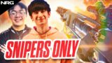 aceu and nafen take on the sniper only challenge | NRG Apex Legends