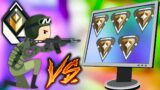 1 Radiant Stream Sniper VS 5 Bronze! – Who Wins?
