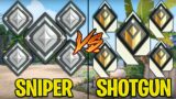 5 Silver Snipers VS 5 Radiant Shotguns on BREEZE!