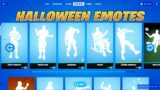 All Halloween Emotes Fortnite Item Shop Preview! Every Halloween Emote