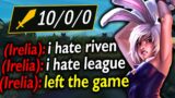 Angry Toplaner Ragequits After My Riven Destruction (HILARIOUS RAGE) – League of Legends