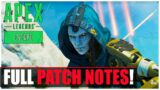 Apex Legends Season 11 Escape – Full OFFICIAL Patch Notes!