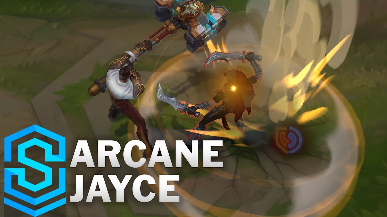 Arcane Jayce Skin Spotlight - Pre-Release - League of Legends - Game videos