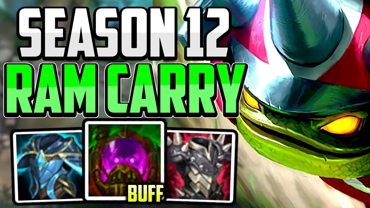 BUFFED TURBO CHEMTANK RAMMUS JUNGLE GAMEPLAY SEASON 12 (HIGH BURST