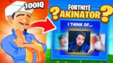 Can Akinator Guess the BIGGEST Fortnite Youtubers?!
