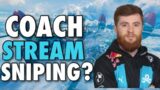 Coach Influencing/Stream Sniping During ALGS Pro League (Apex Legends)