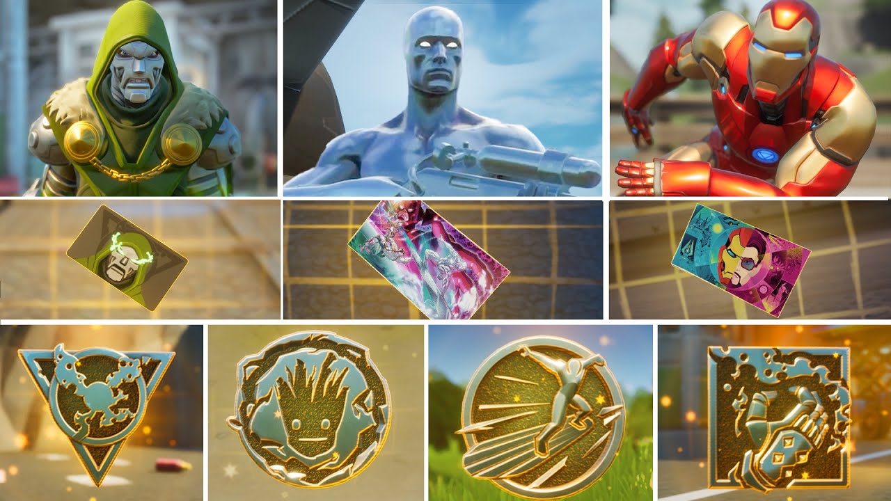 Fortnite All New Bosses, Vault Locations & Mythic Weapons, KeyCard in