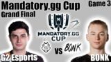 G2 vs BONK game 3 – Finals | Mandatory.GG Cup | Valorant Ignition Series