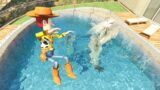 GTA 5 Water Ragdolls WOODY Jumps/Fails ep.12 (Euphoria Physics Funny | Moments)