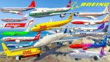 GTA V: Every Boeing Airplanes Low Landings Stunning Compilation