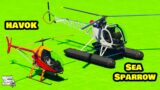 [GTA V] Helicopters Comparison – Havok VS  Sea Sparrow [Which is Best ?]