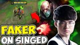 I COPIED FAKER'S SINGED MID STRATEGY | HERE'S HOW HE DOES IT!! – League of Legends