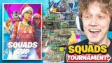 I Hosted a SQUADS ONLY Tournament for $100 in Fortnite!