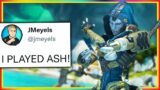 I PLAYED Ash EARLY in Apex Season 11 (wraith vs ash)