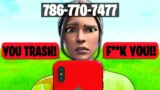 I put my PHONE NUMBER in my FORTNITE NAME… (part 12)