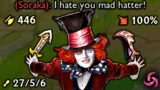 MAD HATTER IN LEAGUE OF LEGENDS (27 KILLS)