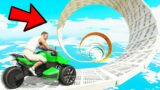 MODIFIED THREE WHEEL SUPERBIKE PARKOUR CHALLENGE WITH CHOP & BOB IN GTA 5