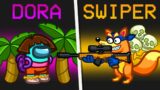*NEW* DORA vs SWIPER IMPOSTER ROLE in Among Us?! (Funny Mod)