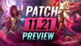 NEW PATCH PREVIEW: Upcoming Changes List For Patch 11.21 – League of Legends