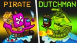 *NEW* PIRATE vs DUTCHMAN IMPOSTER ROLE in Among Us?! (Crazy Mod)
