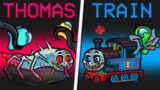 *NEW* SCARY THOMAS.EXE ROLE in Among Us?! (Scary Mod)